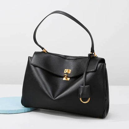 Large Capacity PU Leather Tote Bag