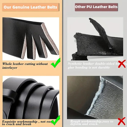 Burgundy Leather Belt with Gold Buckle