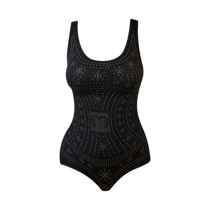 Seamless Printed Plus Size Bodysuit