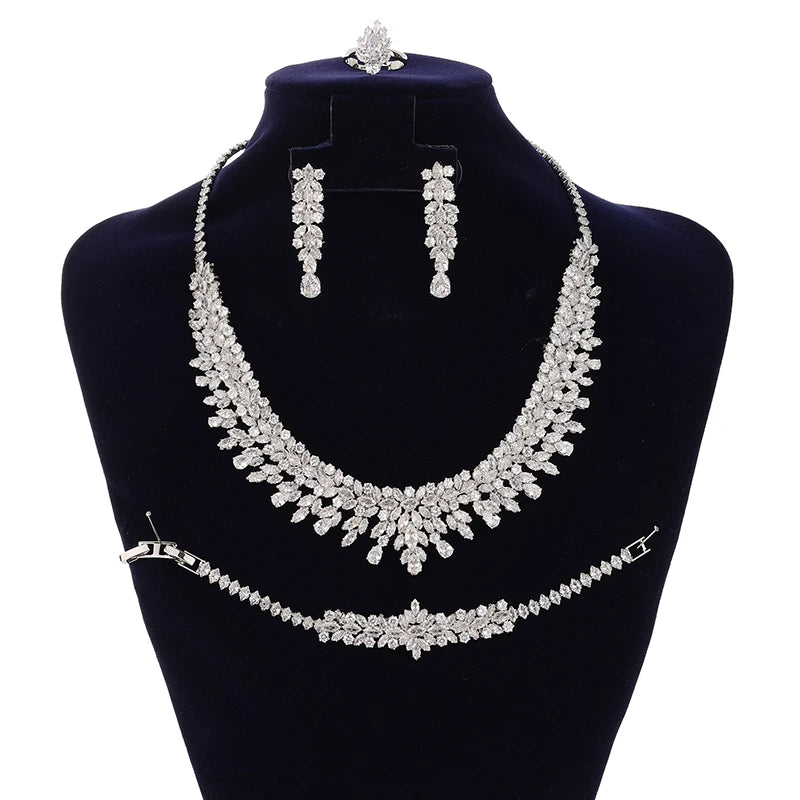 Zirconia Bridal Jewelry Set
