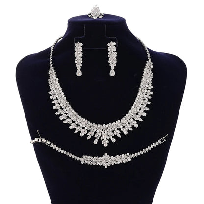 Zirconia Bridal Jewelry Set
