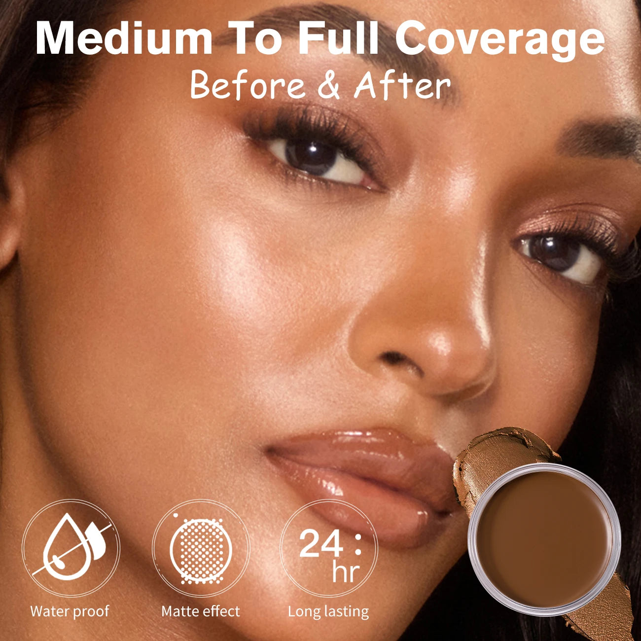 Full Coverage Matte Cream Foundation
