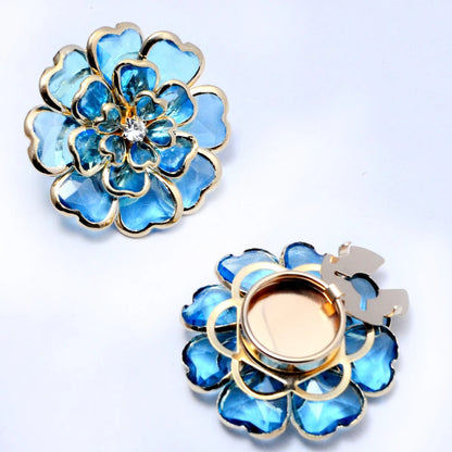 Camellia Button Cufflinks
