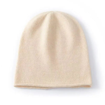 Women’s Knitted Mink Cashmere Hat