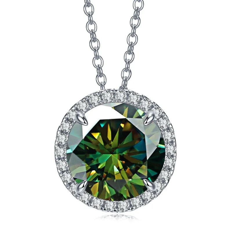 5 Carat Moissanite Necklace