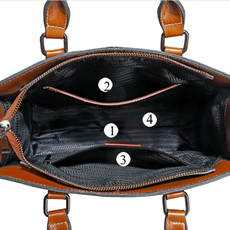 Genuine Leather Tote Bag