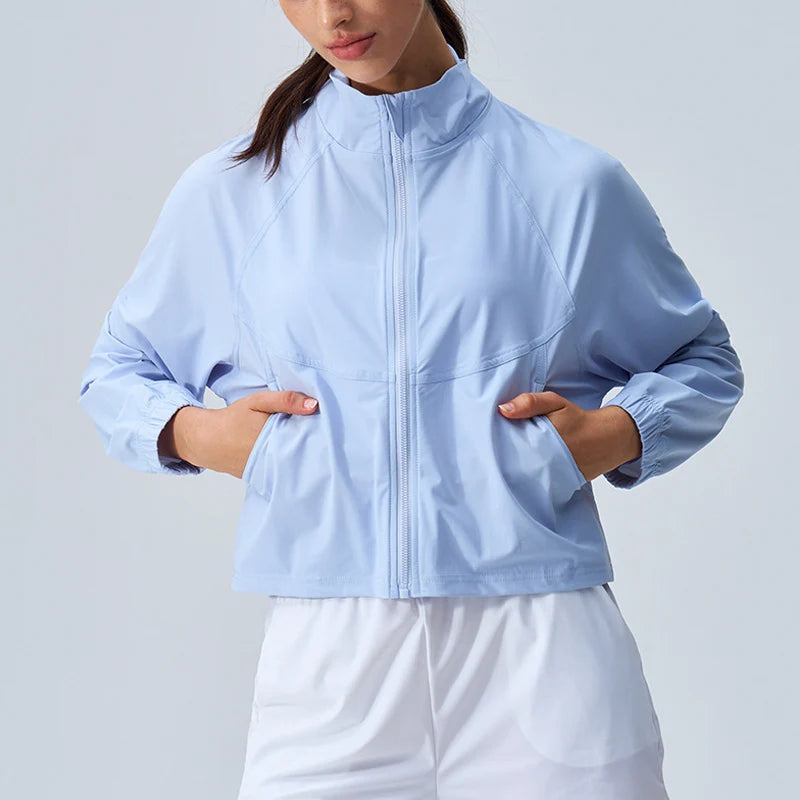 Cropped Workout Jacket