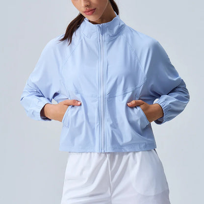 Cropped Workout Jacket
