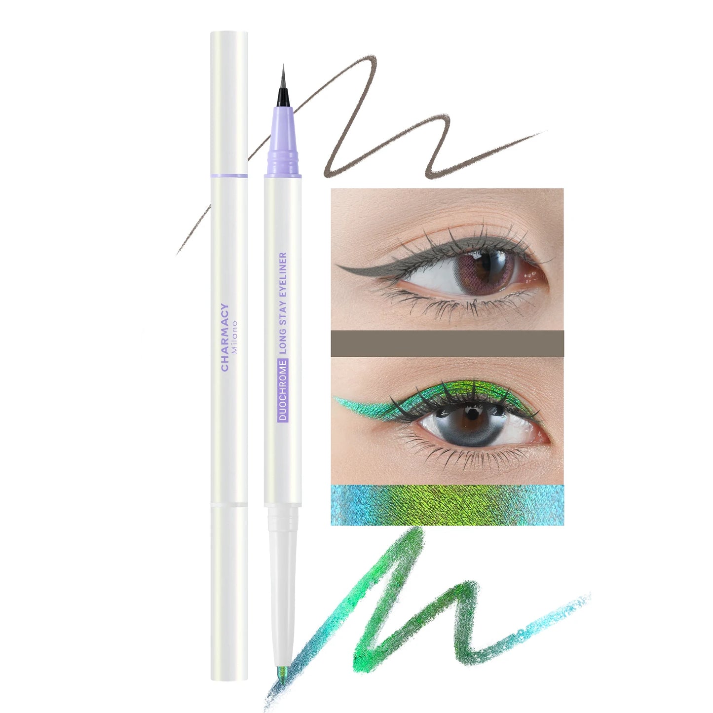 CHARMACY 2-in-1 Duochrome Eyeliner Gel Pencil