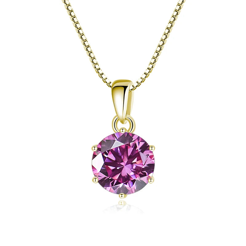Moissanite Pendant Necklace