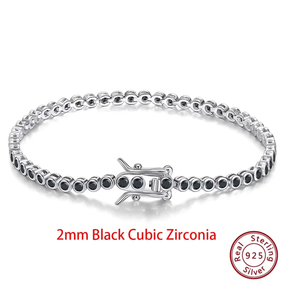Sterling Silver Tennis Bracelet