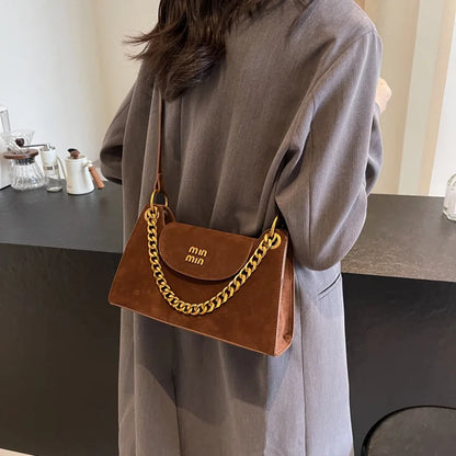 Classic Letter Design Shoulder Bag