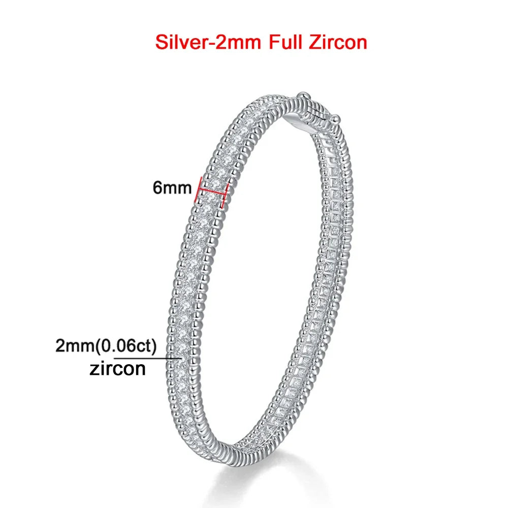 2mm Full Moissanite Bracelets