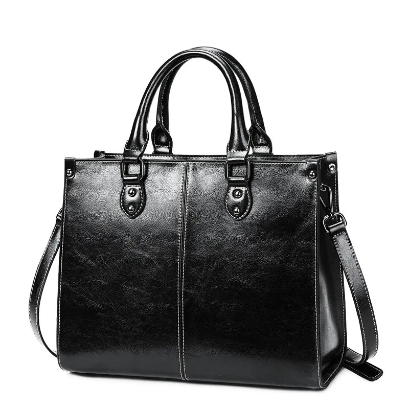 Genuine Leather Tote Bag
