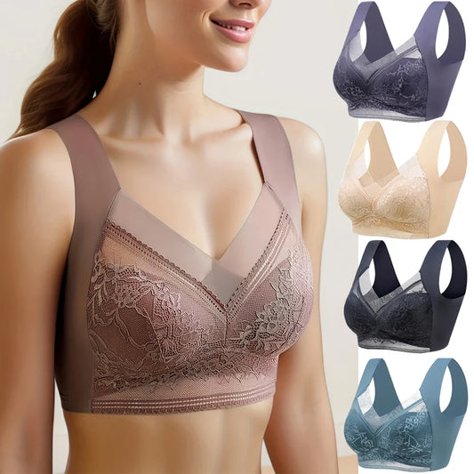 Plus size seamless bralette