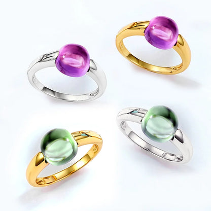 ALLNOEL Colorful Candy Gem Ring