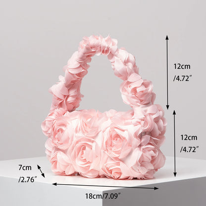 Floral Small Square Party Bag