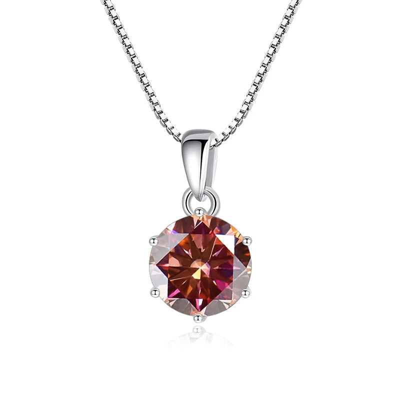 Moissanite Pendant Necklace