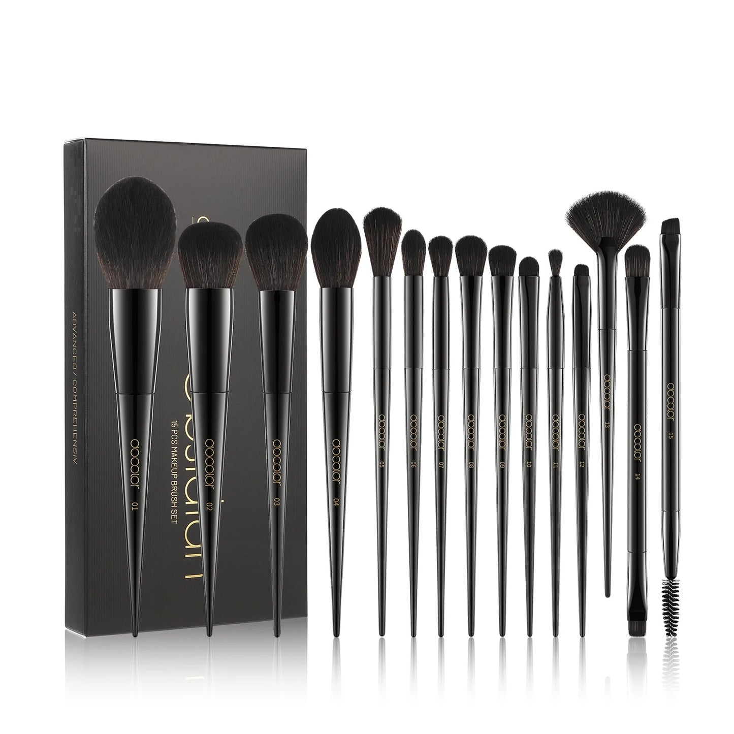 Docolor Professional Makeup Brush Set 10–30 Pcs