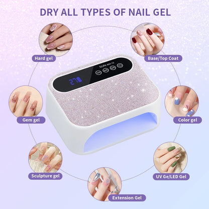 Rechargeable UV LED Nail Lamp