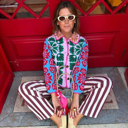 Quilted Print Jacket