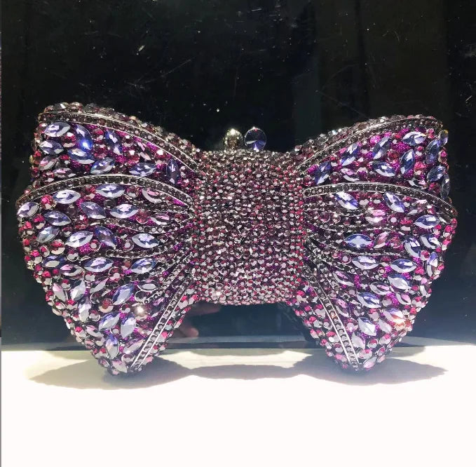Rhinestone Evening Clutch Purse
