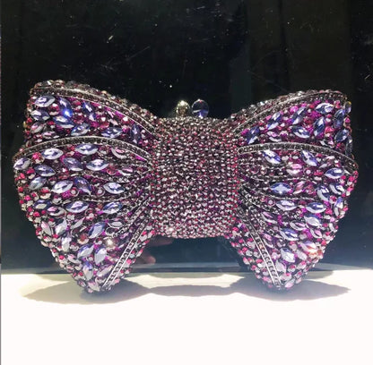 Rhinestone Evening Clutch Purse