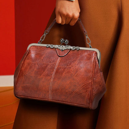 Leather Crossbody Shoulder Tote Bag