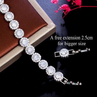 White CZ Tennis Bracelet