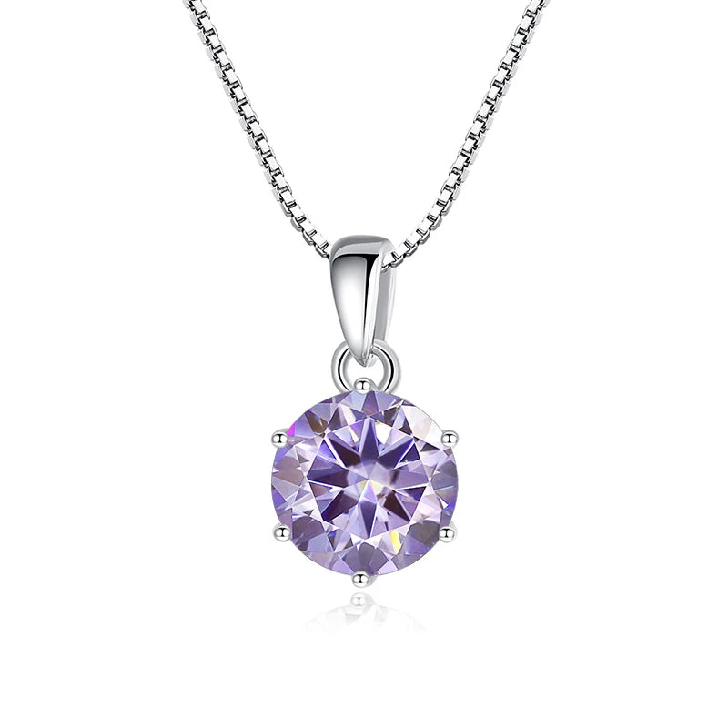 Moissanite Pendant Necklace