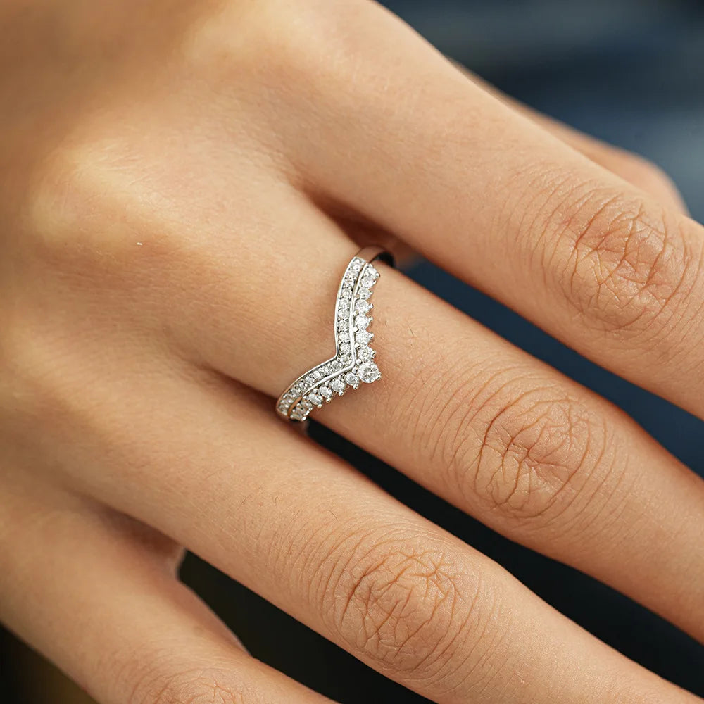 Moissanite Wedding Ring