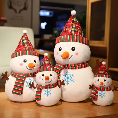 Christmas Santa & Elk Plush Toys