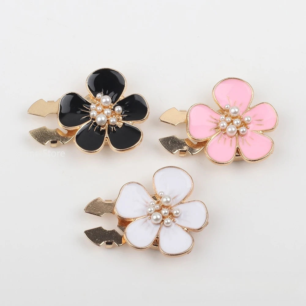 Pearl Camellia Cufflink