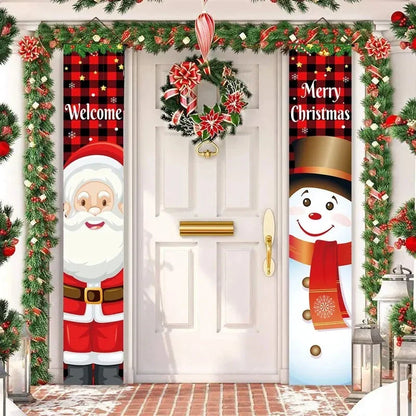 Christmas Hanging Door Banner