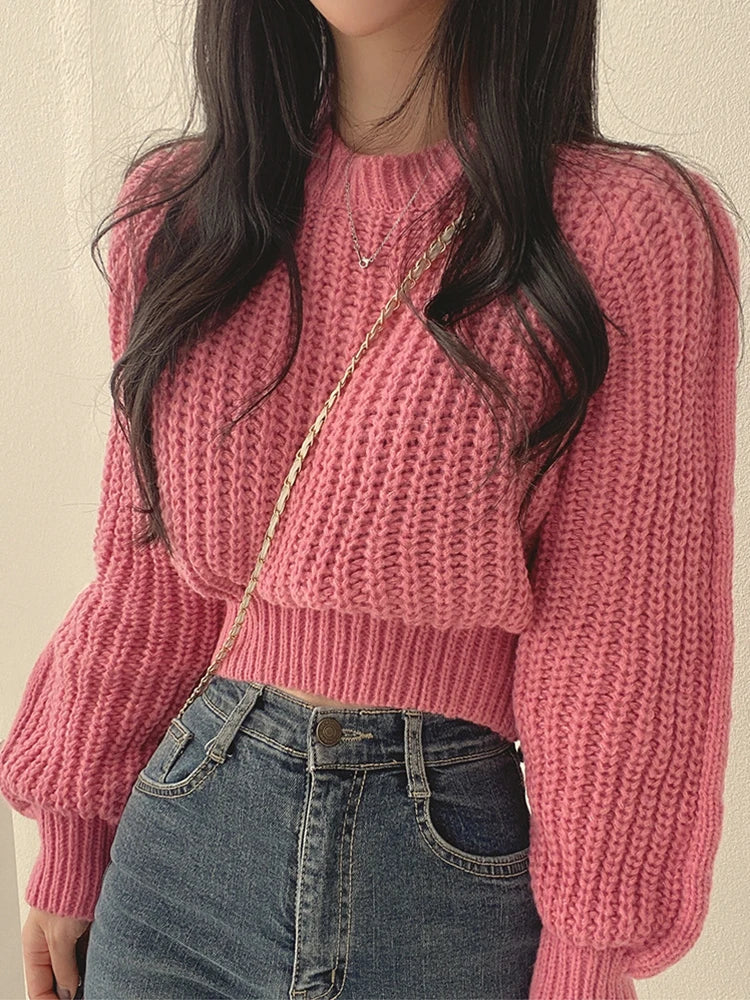Loose Lantern Sleeve Sweater