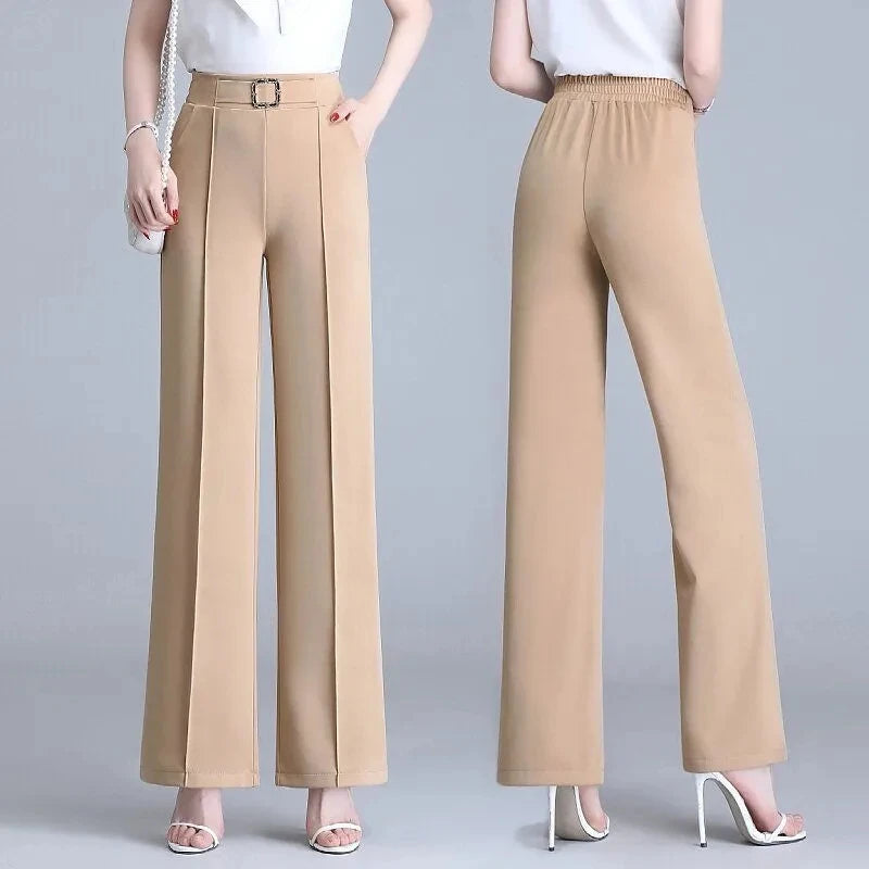 High Waist Wide-Leg Pants