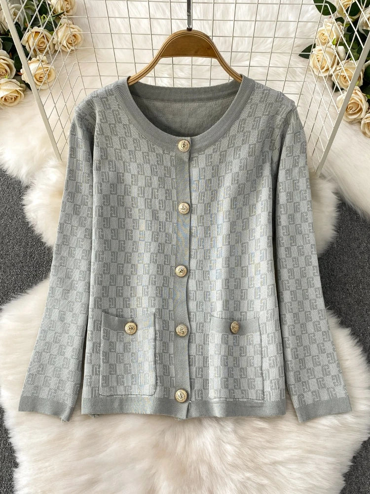 Plaid Jacket & Pants Set