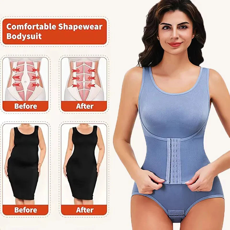 2025 Zipper Belt Bodysuit Shapewear