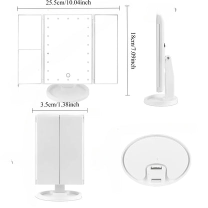 LED Vanity Makeup Mirror with Touch Control