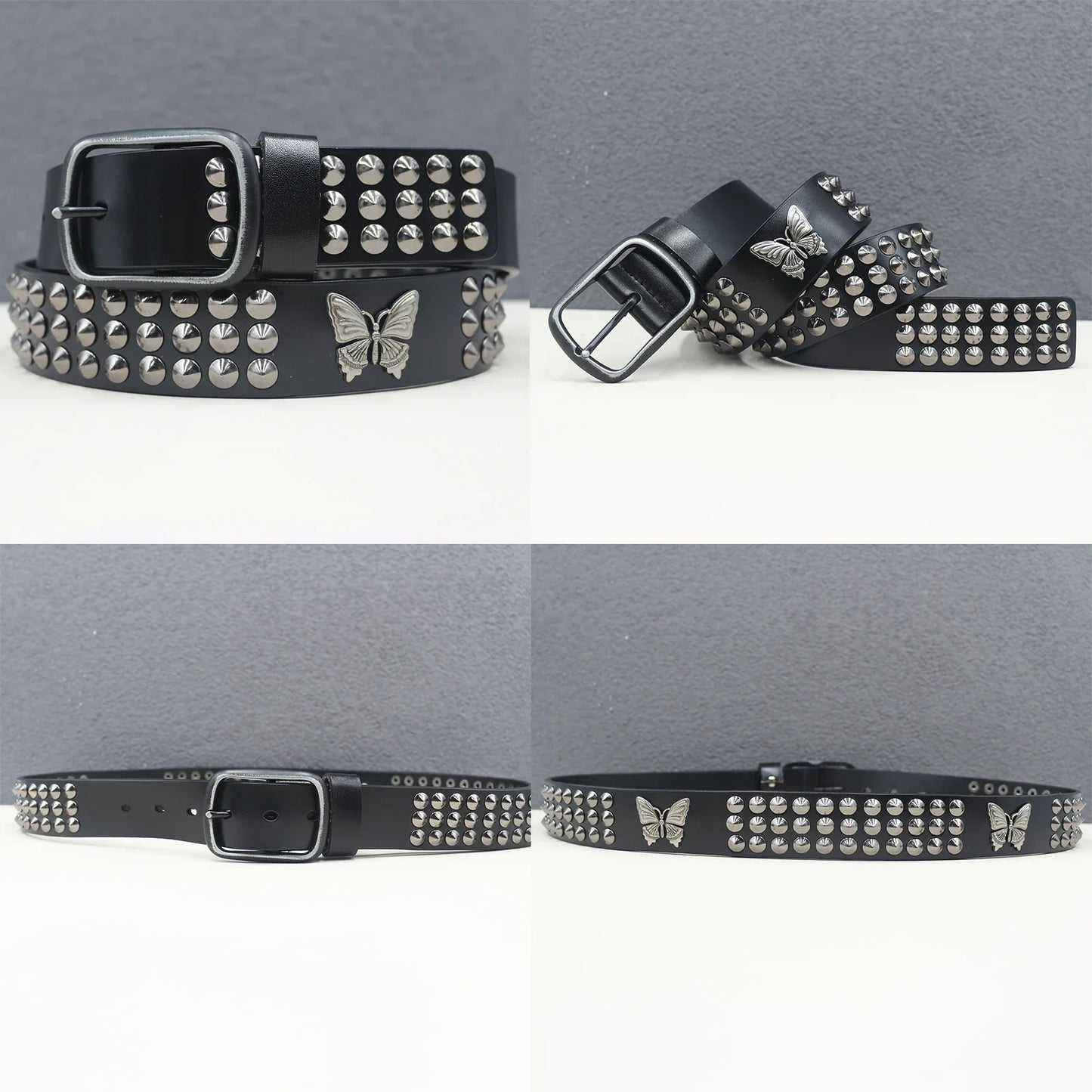 Heavy duty leather belt