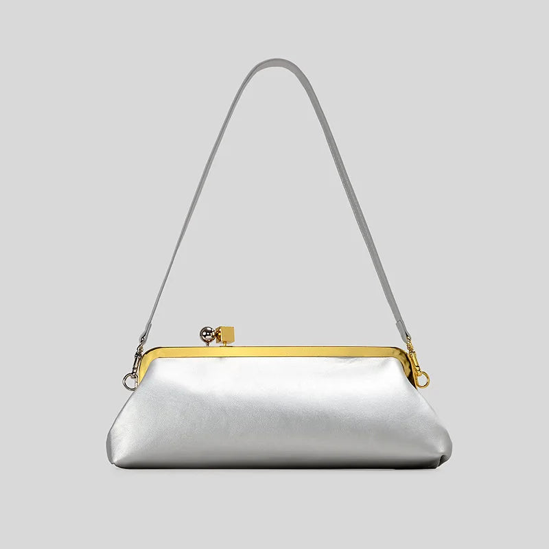 Long Kiss Lock Clutch