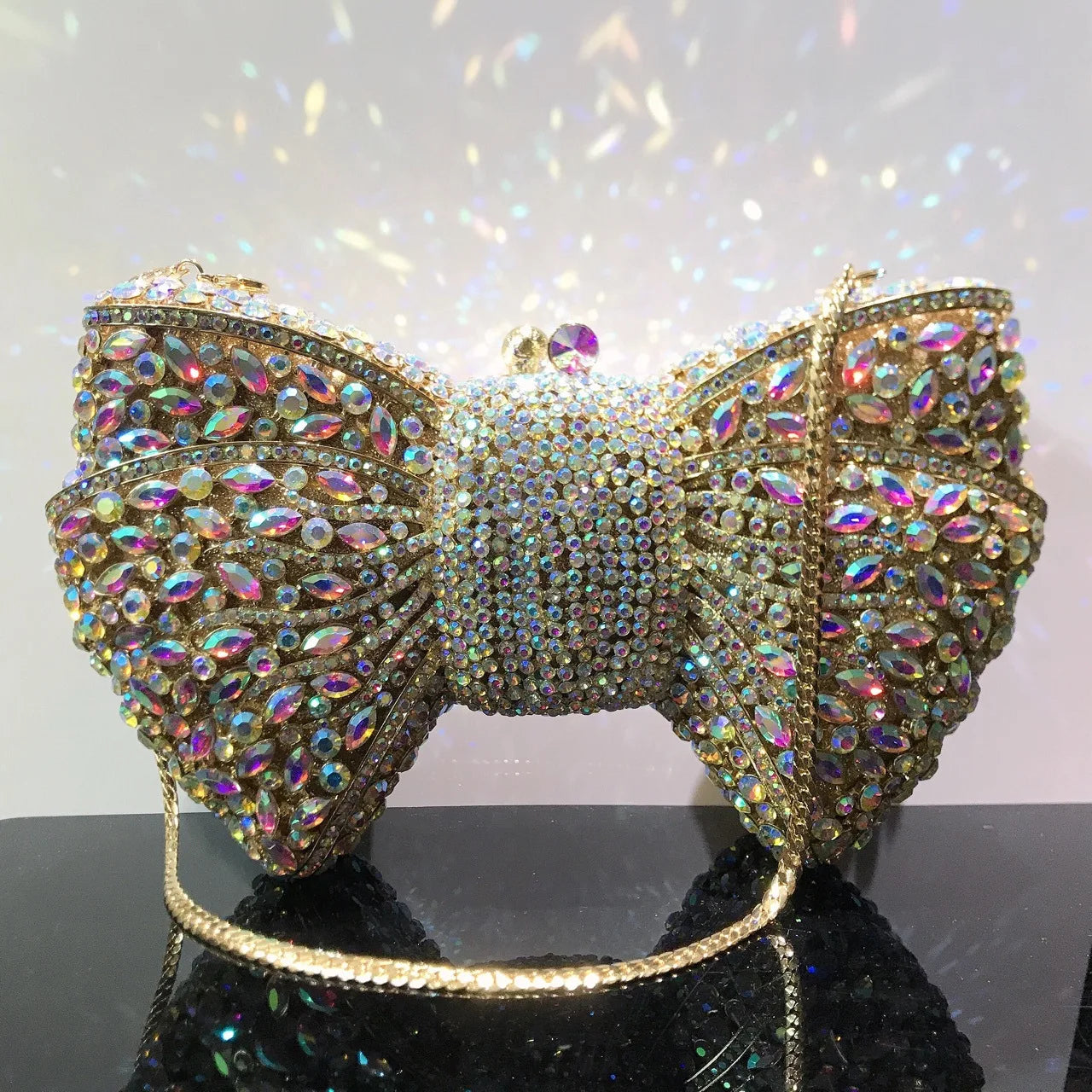 Rhinestone Evening Clutch Purse