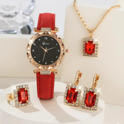 Women’s Luxury Rhinestone Watch Set