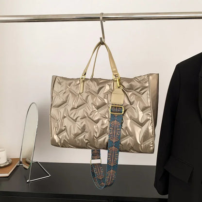 Fashion Large Quilted Tote Bag