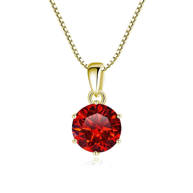 Moissanite Pendant Necklace