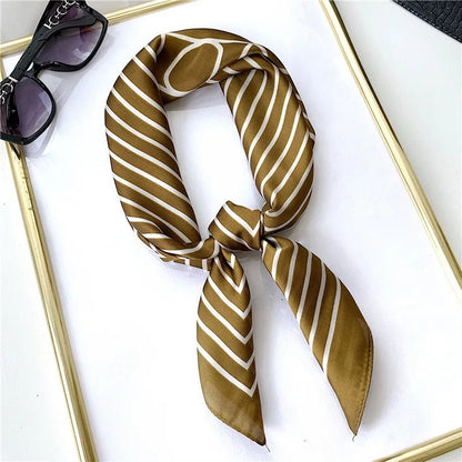 High-End Small Silk Scarf