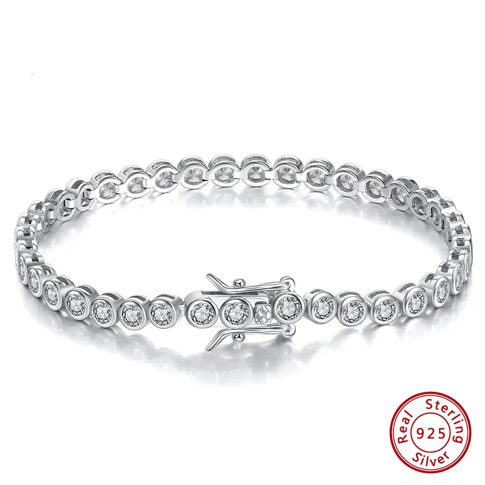 Sterling Silver Tennis Bracelet
