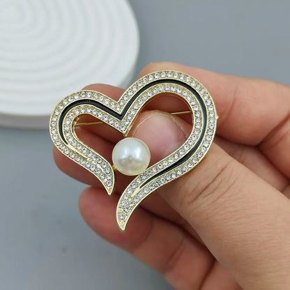 Pearl Love Brooch