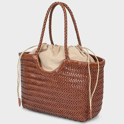 Genuine Leather Cowhide Tote Bag