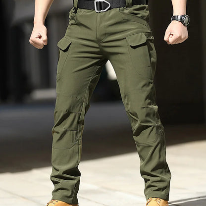 Solid cargo pants